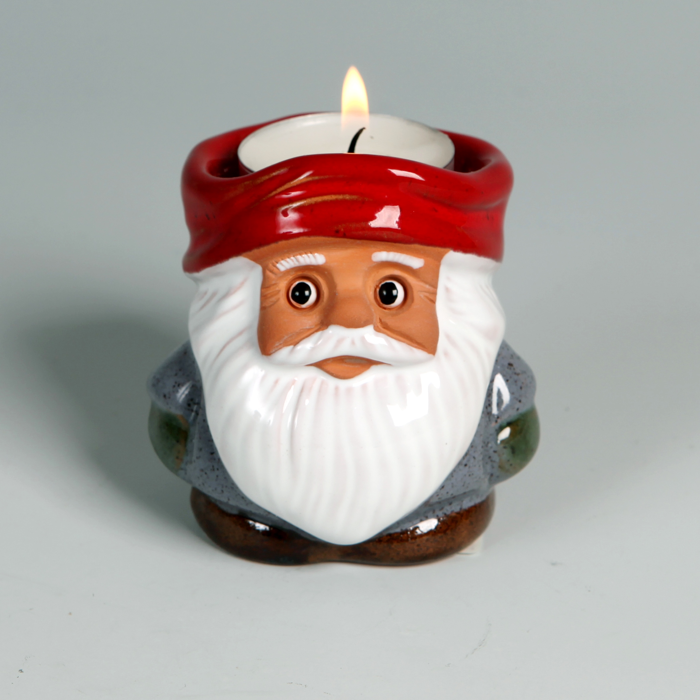 Tomte med Värmeljus i Luvan 881777 (7cm)